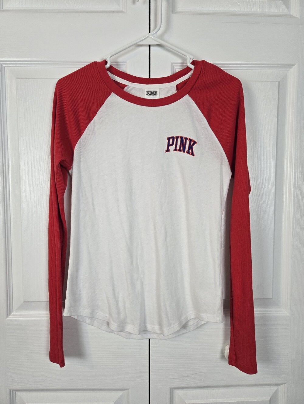 Victoria's Secret PINK Long Sleeve Raglan Tee